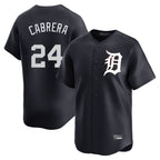 Choea D.Tigers #24 Miguel Cabrera Player Navy Home Limited Game Stitched Jerseys