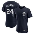 Choea D.Tigers #24 Miguel Cabrera Player Navy Limited Elite Home Stitched Jerseys
