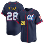 Choea D.Tigers #28 Javier B¡§¡éez Player Navy Limited American League All-Star Edition Stitched Jerseys