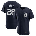 Choea D.Tigers #28 Javier B¡§¡éez Player Navy Limited Elite Home Stitched Jerseys