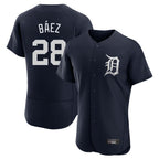 Choea D.Tigers #28 Javier B¡§¡éez Player Navy Limited Elite Home Stitched Jerseys