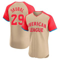 Choea D.Tigers #29 Tarik Skubal Player Cream American League All-Star Limited Elite Home Stitched Jerseys