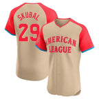 Choea D.Tigers #29 Tarik Skubal Player Cream American League All-Star Limited Elite Home Stitched Jerseys