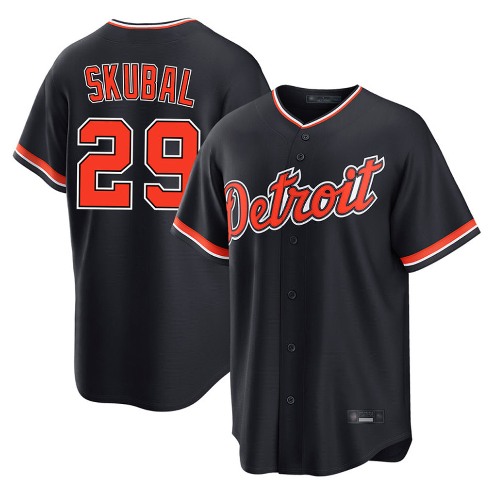 Choea D.Tigers #29 Tarik Skubal Player Navy Home Game Stitched Jerseys
