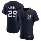 Choea D.Tigers #29 Tarik Skubal Player Navy Limited Elite Home Stitched Jerseys