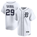 Choea D.Tigers #29 Tarik Skubal Player White Home Limited Stitched Jerseys
