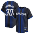 Choea D.Tigers #30 Kerry Carpenter Player Navy City Connect Home Limited Stitched Jerseys