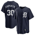 Choea D.Tigers #30 Kerry Carpenter Player Navy Game Home Stitched Jerseys
