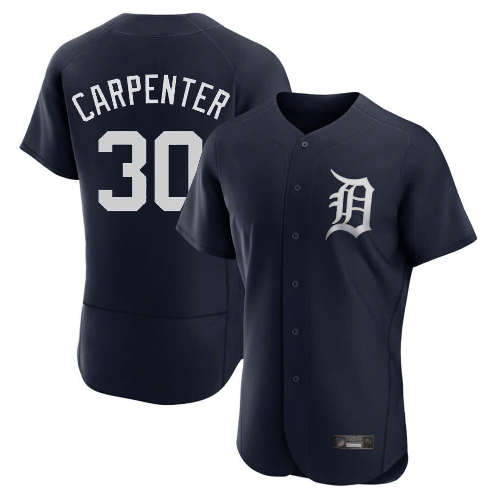 Choea D.Tigers #30 Kerry Carpenter Player Navy Limited Elite Home Stitched Jerseys