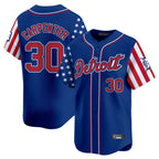 Choea D.Tigers #30 Kerry Carpenter Player Royal Independence Day Vapor Premier Limited Stitched Jerseys