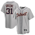 Choea D.Tigers #31 Riley Greene Player Gray Home Game Stitched Jerseys