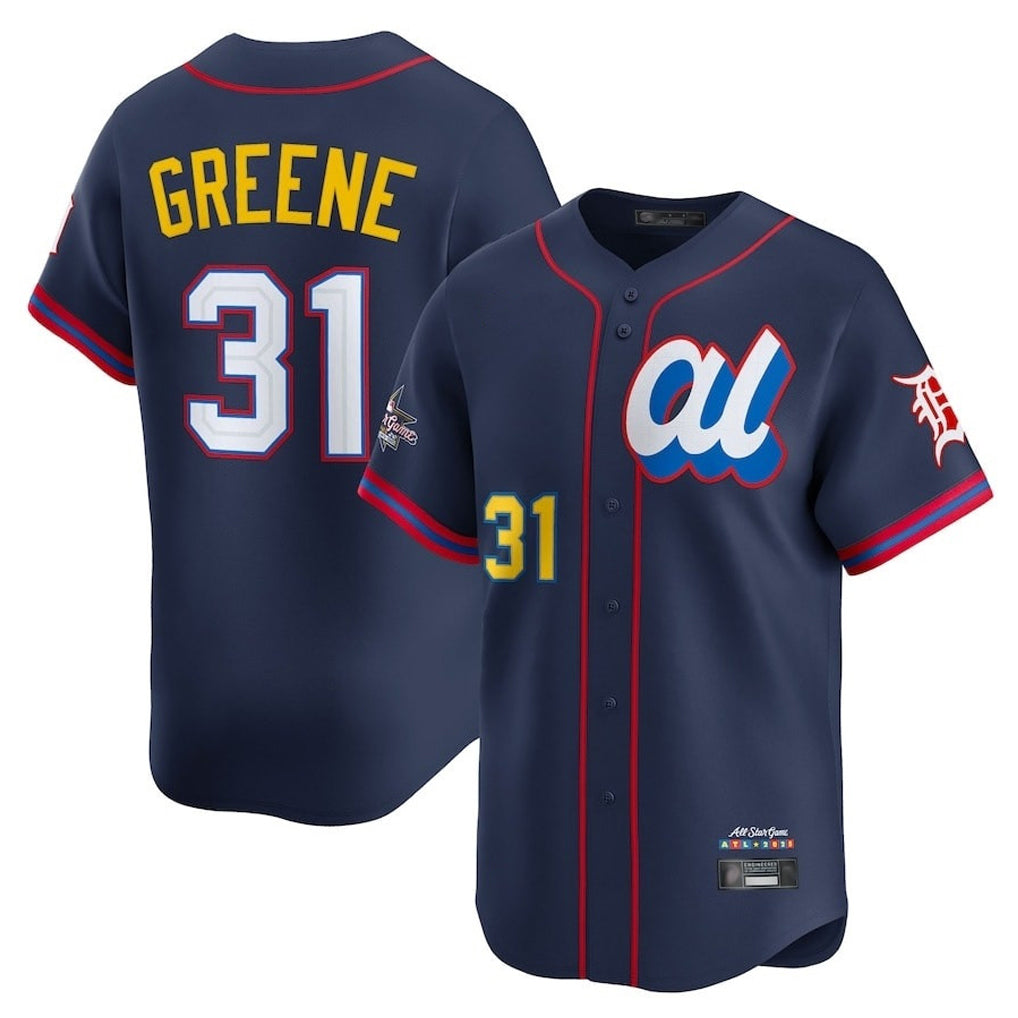 Choea D.Tigers #31 Riley Greene Player Navy Limited American League All-Star Edition Stitched Jerseys