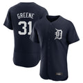 Choea D.Tigers #31 Riley Greene Player Navy Limited Elite Home Stitched Jerseys