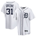 Choea D.Tigers #31 Riley Greene Player White Home Game Stitched Jerseys