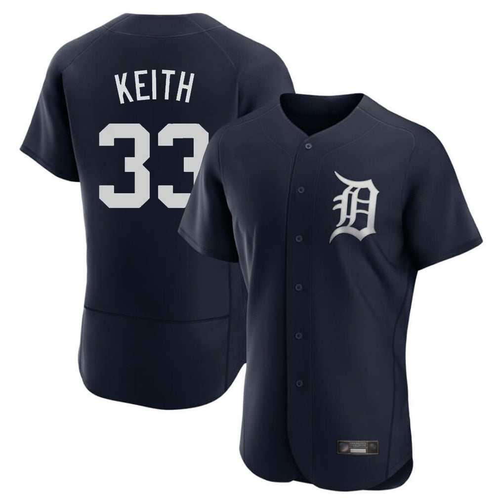 Choea D.Tigers #33 Colt Keith Player Navy Limited Elite Home Stitched Jerseys