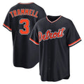 Choea D.Tigers #3 Alan Trammell Player Navy Home Game Stitched Jerseys
