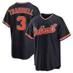 Choea D.Tigers #3 Alan Trammell Player Navy Home Game Stitched Jerseys