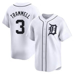 Choea D.Tigers #3 Alan Trammell Player White Home Limited Stitched Jerseys