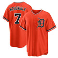 Choea D.Tigers #7 Kevin McGonigle Player Orange Home Game Stitched Jerseys