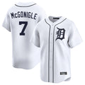 Choea D.Tigers #7 Kevin McGonigle Player White Home Limited Stitched Jerseys