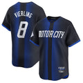 Choea D.Tigers #8 Matt Vierling Player Navy City Connect Home Limited Stitched Jerseys