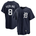 Choea D.Tigers #8 Matt Vierling Player Navy Game Home Stitched Jerseys