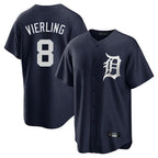 Choea D.Tigers #8 Matt Vierling Player Navy Game Home Stitched Jerseys
