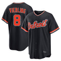 Choea D.Tigers #8 Matt Vierling Player Navy Home Game Stitched Jerseys