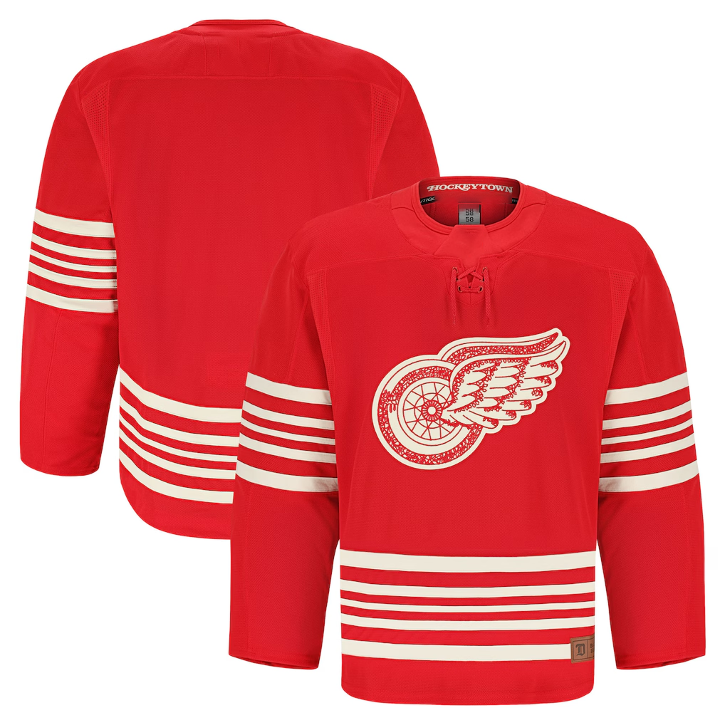 Choea D.Red wings Red Centennial Authentic Pro Jersey