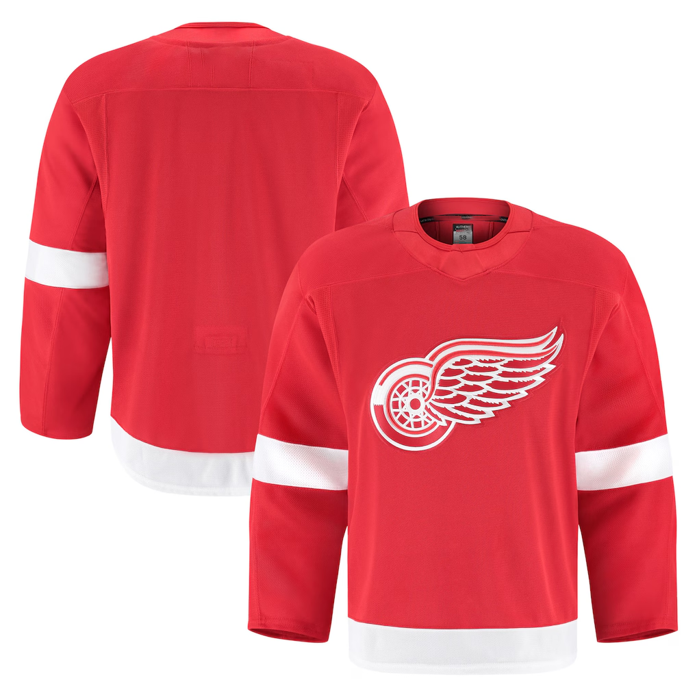Choea D.Red wings Red Home Authentic Pro Jersey