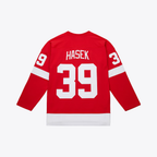 Choea D.Red wings #39 Dominik Hasek Mitchell & Ness Red 2007-08 Power Play Jerseys