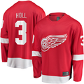 Choea D.Red wings #3 Justin Holl Red Home Breakaway Jerseys