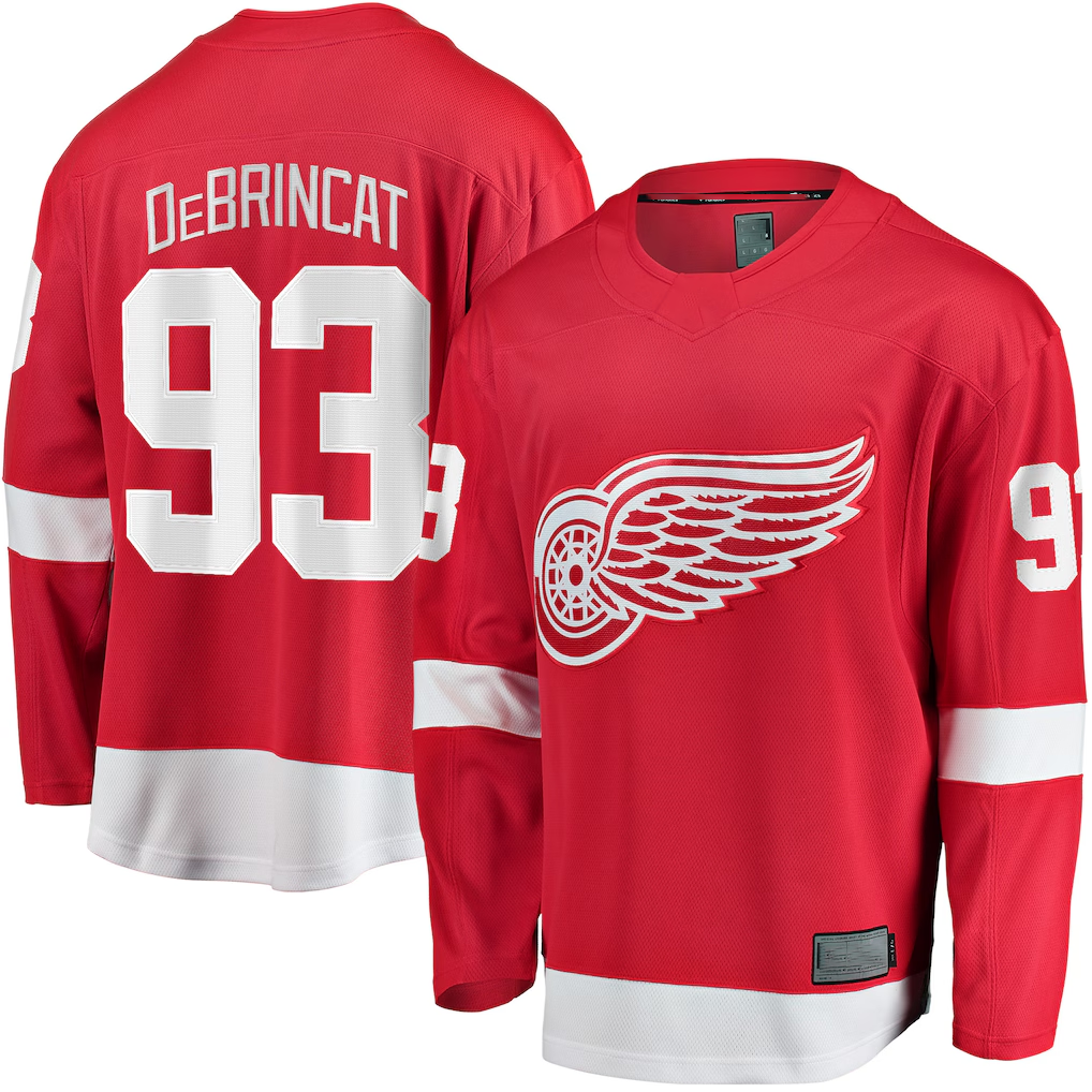 Choea D.Red wings #93 Alex DeBrincat Red Breakaway Jerseys
