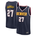 Choea D.Nuggets #27 Jamal Murray Navy Fast Break Replica Player Jerseys - Icon Edition