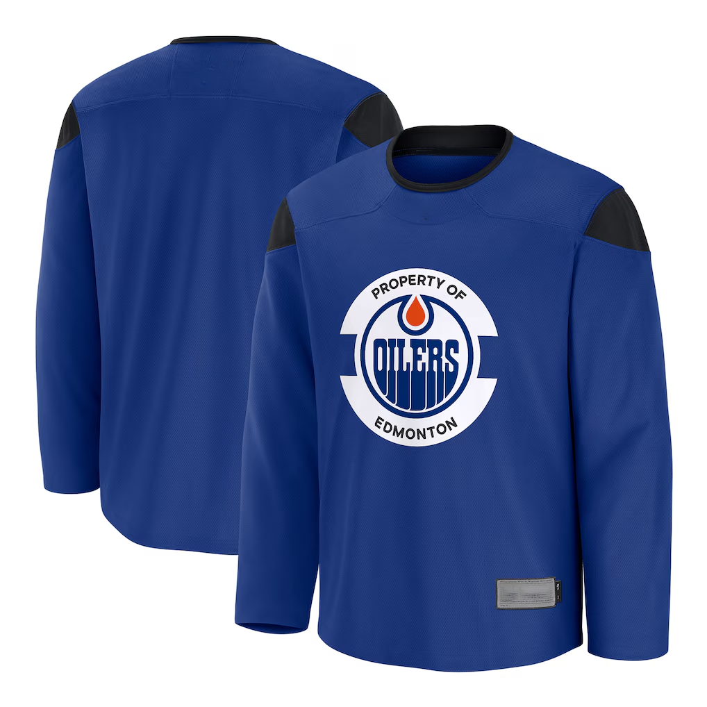 Choea E.Oilers Royal Practice Jerseys