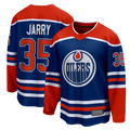 Choea E.Oilers #35 Tristan Jarry Royal Home Premier Breakaway Player Jerseys