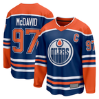 Choea E.Oilers #97 Connor McDavid Royal Home Breakaway Jerseys
