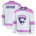 Choea F.Panthers White Hockey Fights Cancer Survivor Practice Jerseys