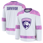 Choea F.Panthers White Hockey Fights Cancer Survivor Practice Jerseys
