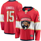 Choea F.Panthers F.Panthers #15 Anton Lundell Red Home Breakaway Player Jerseys