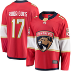 Choea F.Panthers #17 Evan Rodrigues Red Home Breakaway Jerseys