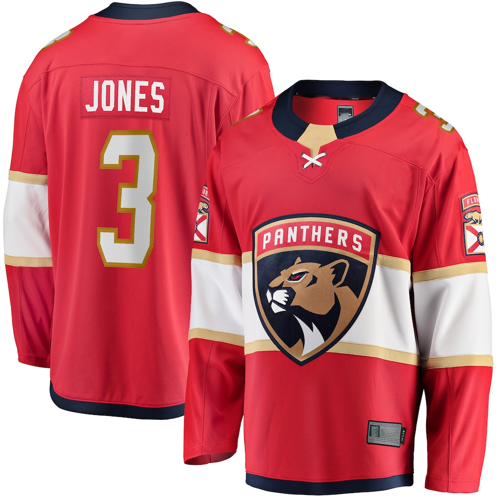 Choea F.Panthers #3 Seth Jones Red Home Breakaway Jerseys