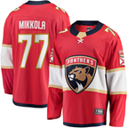 Choea F.Panthers #77 Niko Mikkola Red Premier Breakaway Player Jerseys