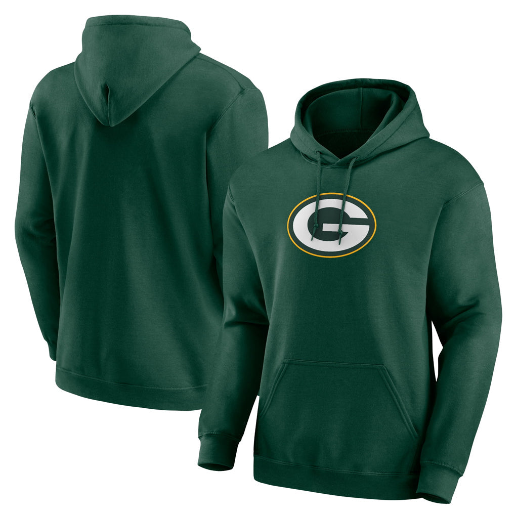 Choea GB.Packers Green Logo Pullover Hoodies Limited Game Blank Player Stitched Jerseys