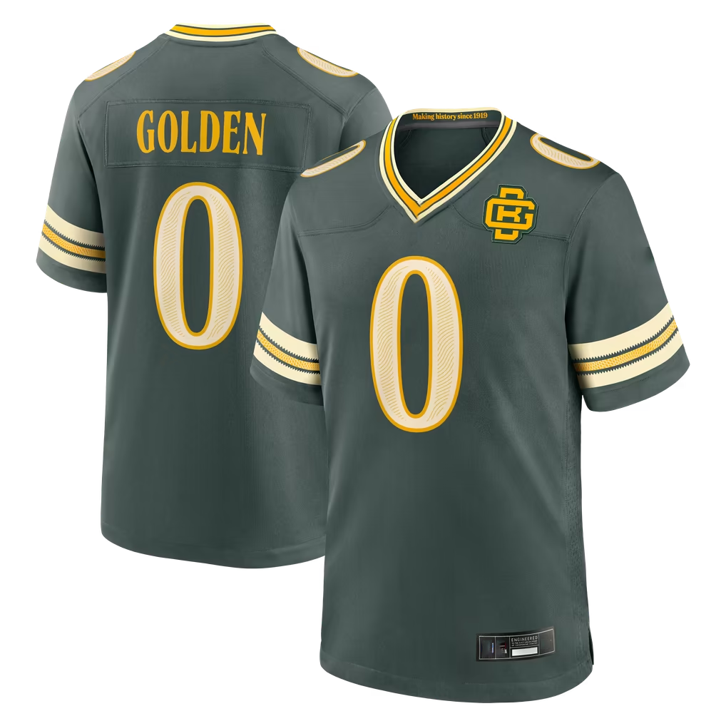 Choea GB.Packers #0 Matthew Golden Green 2026 Rivalries Collection Game Stitched Jerseys