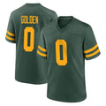 Choea GB.Packers #0 Matthew Golden Player Green Alternate Home Game Stitched Jerseys