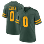 Choea GB.Packers #0 Matthew Golden Player Green Alternate Home Game Stitched Jerseys