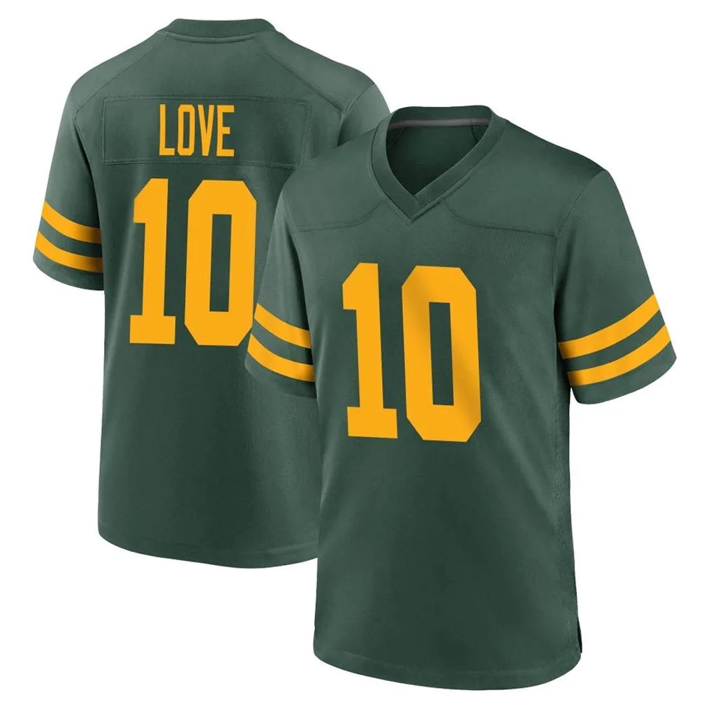 Choea GB.Packers #10 Jordan Love Player Green Alternate Home Game Stitched Jerseys