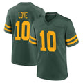 Choea GB.Packers #10 Jordan Love Player Green Alternate Home Game Stitched Jerseys
