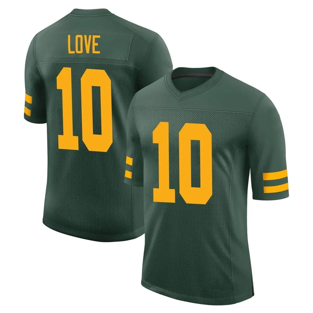 Choea GB.Packers #10 Jordan Love Player Green Alternate Vapor Home Game Stitched Jerseys